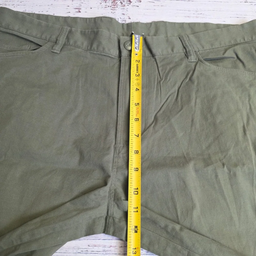 Adidas Go To 5 Pocket Golf Pants Olive Green Stretch Cotton Lyocell HR7926 36x32